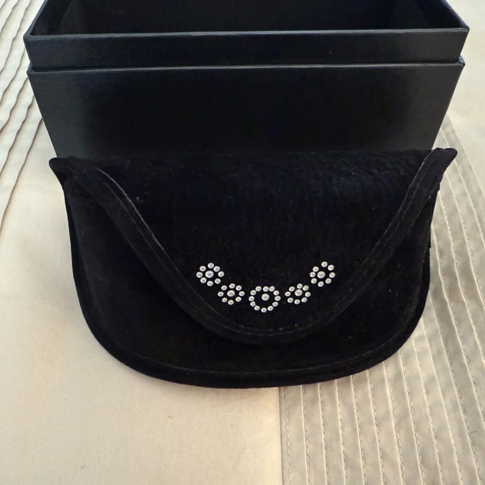 Sospiri Rocio Black Women’s Sunglasses With Clear Swarovski Crystals - Picture 5 of 7